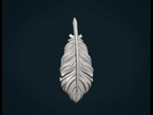 bird feather 3D Print Model