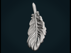 bird feather Model do druku 3D