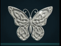 Celtic Butterfly 3D Model