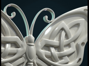 celtic butterfly 3D प्रिंट मॉडल