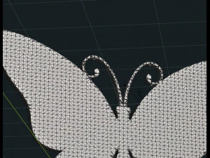 सेल्टिक तितली 3D प्रिंट मॉडल