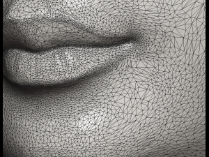 Female face mascaron Modèles 3D en vedette