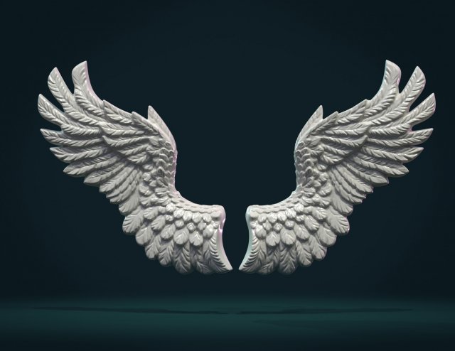 wings relief ii Model do druku 3D .c4d .max .obj .3ds .fbx .stl .blend 