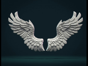 wings relief ii Modelo de impresión 3D