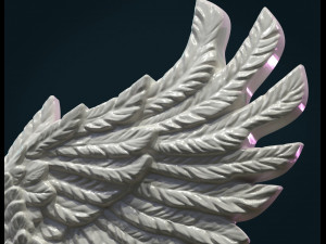 wings relief ii Model do druku 3D