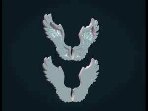 wings relief ii Model do druku 3D
