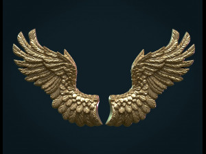 wings relief ii Model do druku 3D