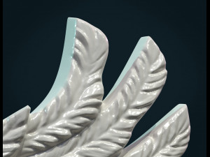 wings relief ii Model do druku 3D