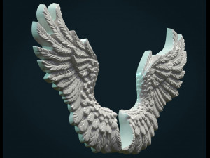 wings relief ii Model do druku 3D