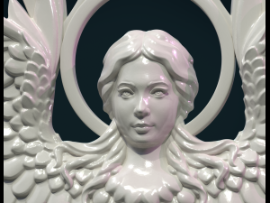 angel relief ii 3D Принт Модель