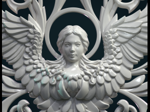 angel relief ii 3D Принт Модель