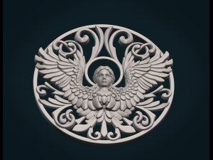 angel relief ii 3D Принт Модель
