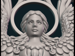 angel relief ii 3D Принт Модель