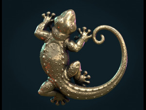 gecko 3D प्रिंट मॉडल