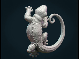 gecko 3D प्रिंट मॉडल
