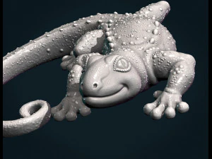 gecko 3D Print Model