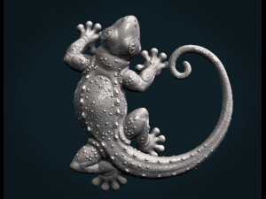 gecko 3D प्रिंट मॉडल