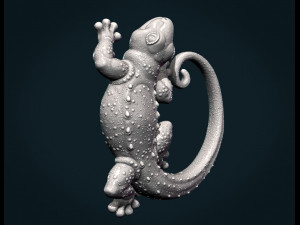 gecko 3D प्रिंट मॉडल