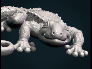 gecko 3D प्रिंट मॉडल