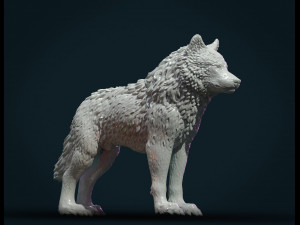 wolf iv 3D Baskı Modeli