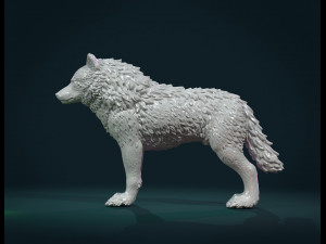 wolf iv 3D Baskı Modeli