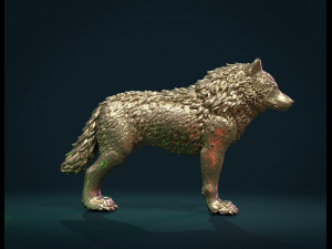 wolf iv 3D Baskı Modeli