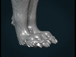 wolf iv 3D Baskı Modeli
