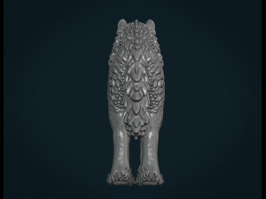 wolf iv 3D Baskı Modeli