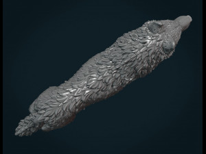 wolf iv 3D Baskı Modeli