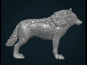 wolf iv 3D Baskı Modeli