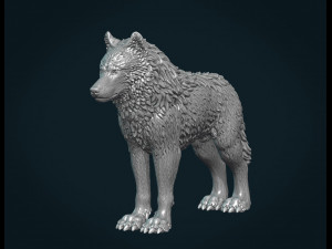 wolf iv 3D Baskı Modeli
