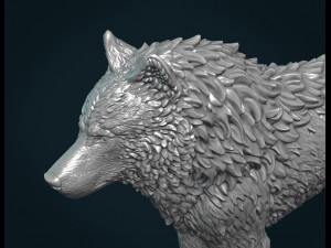 wolf iv 3D Baskı Modeli