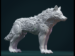 wonderful wolf Modèles 3D en vedette