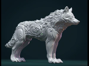 wonderful wolf 3D Print Model