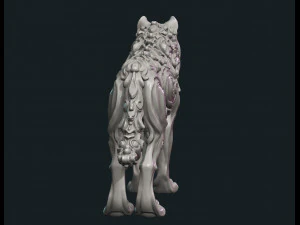 wonderful wolf 3D Print Model