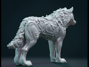 wonderful wolf Modèles 3D en vedette