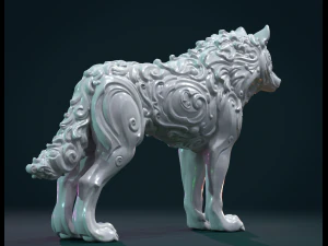 wonderful wolf 3D Print Model