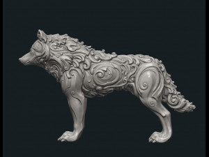 wonderful wolf Modèles 3D en vedette