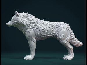 wonderful wolf Modèles 3D en vedette