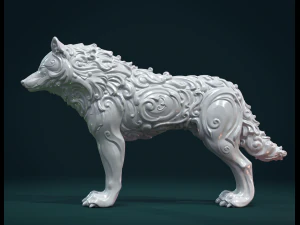 wonderful wolf 3D Print Model