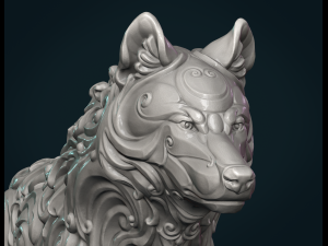 wonderful wolf Modèles 3D en vedette