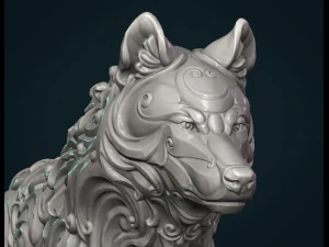 wonderful wolf 3D Print Model