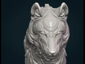wonderful wolf 3D Print Model