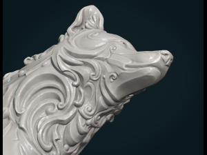 wonderful wolf Modèles 3D en vedette