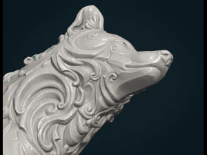 wonderful wolf 3D Print Model