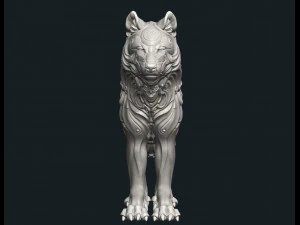 wonderful wolf 3D Print Model