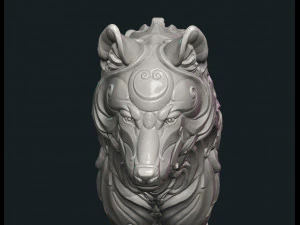 wonderful wolf 3D Print Model
