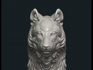 wonderful wolf 3D Print Model