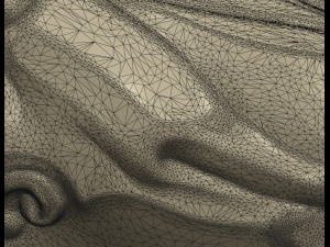 stylized wolf head 3Dプリントモデル