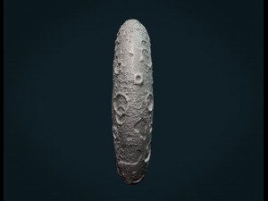 crescent with face 3Dプリントモデル